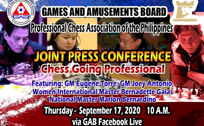 Professional Chess Association of the Philippines is Born