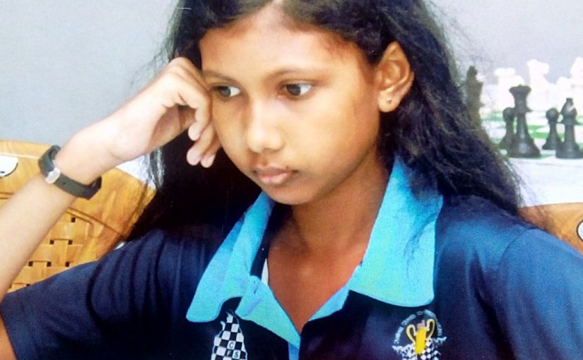 Dewmini Wins Sri Lanka Online Youth Girls under 14 Chess Championship 2021