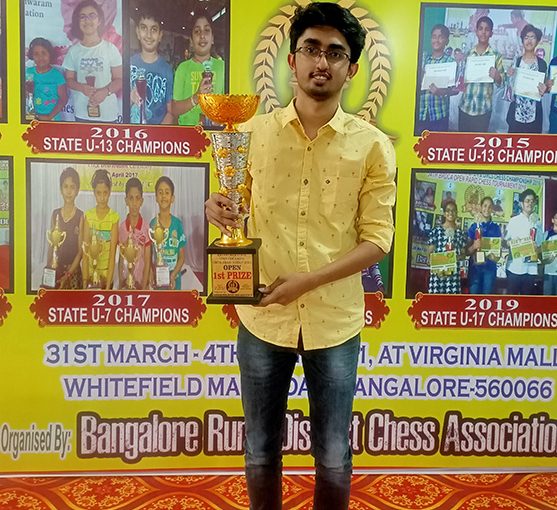 Sharan Rao Wins Karnataka State Open FIDE Rated Championship 2021