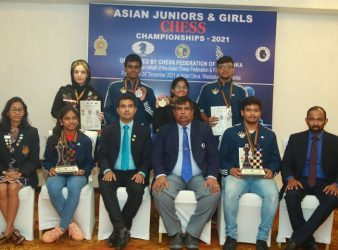 Rahul and Savitha Win Asian Juniors and Girls Chess Championships