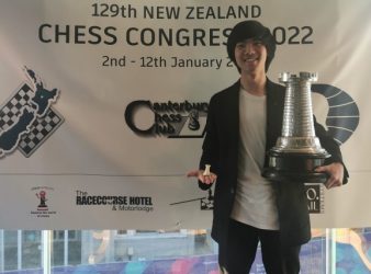 Daniel Gong wins New Zealand Chess Championship