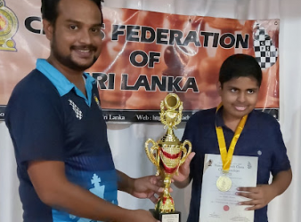 Vinuda Wins Sri Lanka National Youth Under 14 Championship