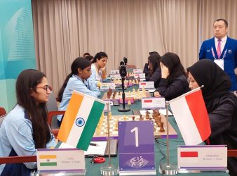 Iranian Men, Indian Women Grab Solo Lead in Asian Games Chess Team Championship