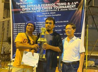 Gerald Lumberio Wins Tigaon Rapid Chess Tpurnament