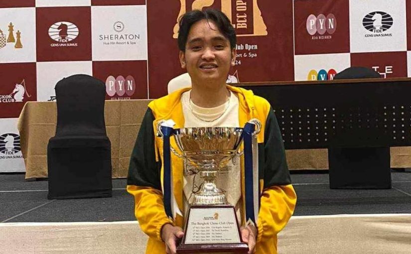 Lorenzo Aaron Cantela wins 21st Bangkok Chess Club Challenger