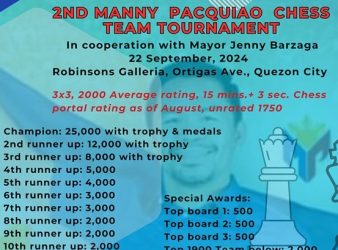 2nd Senator Manny Pacquiao Chess Team (Trios) Tournament