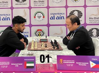 Fierce Fight In Last Round of Asian Amateur Chess Championship in Al Ain, UAE