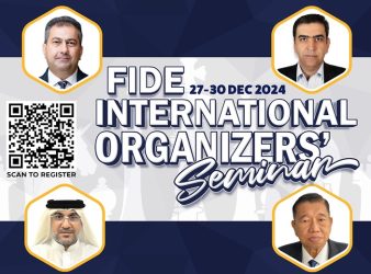 Join Online FIDE International Organizers’ Seminar 27-30 December 2024