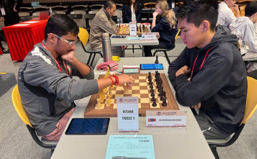 Leaders Trimmed Down After Rd 3 of Asian Amateur Chess Championship in Hong Kong