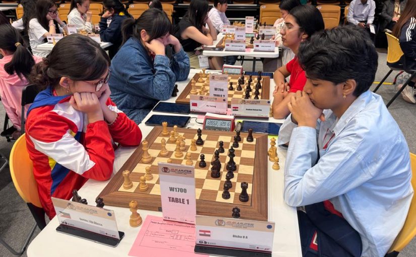 Solo Leaders Emerge after Halfway Mark of Asian Amateur Chess Championship