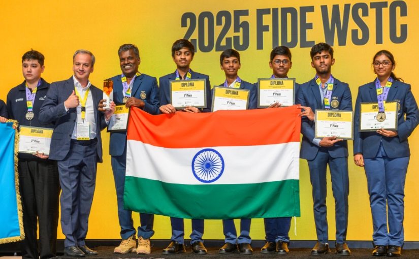 Velammal MHS School (India) takes gold at 2025 World Schools Team Championship
