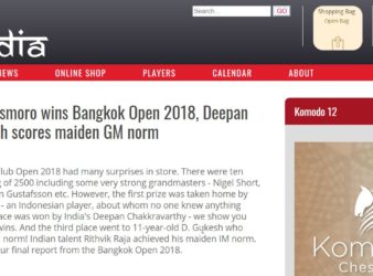 Bangkok Open 2018