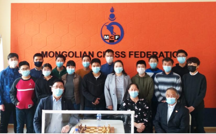 Group Photos of Asian Continental Hybrid Chess Championship 2021