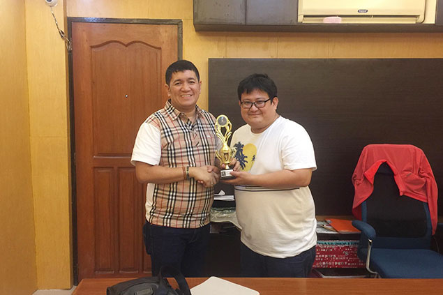 Bernardino Wins 2nd BVP Santos Optical Chess Tournament