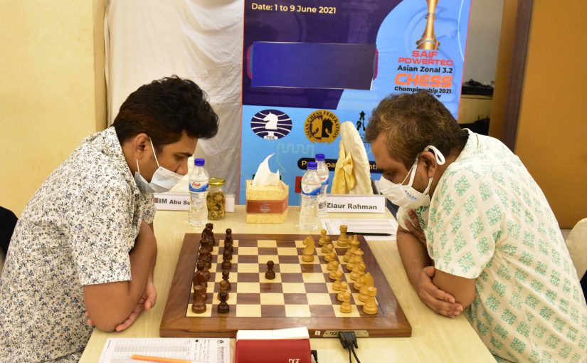 GM Ziaur Rahman Maintains Half Point Lead in Zone 3.2 Zonal Hybrid Chess Championship