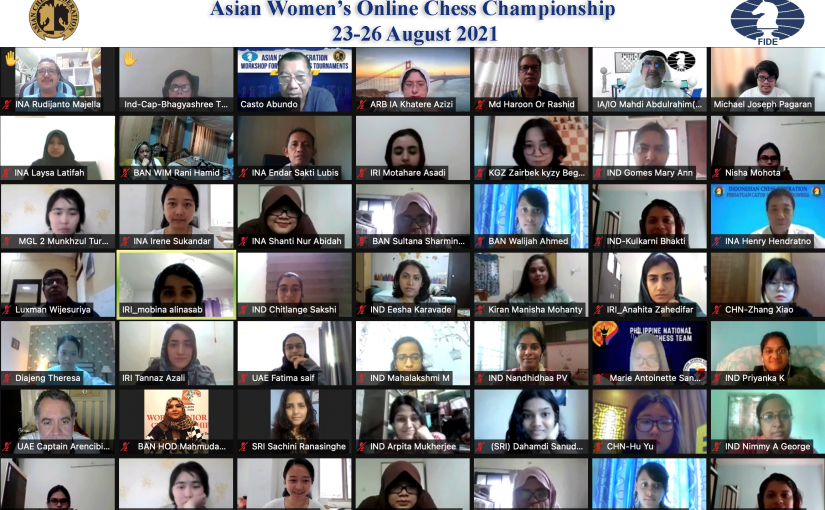 Asian Women’s Continental Online Chess Championship Starts