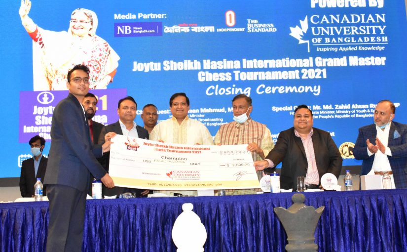 IM Sankalp Gupta Wins Joytu Sheikh Hasina International Grandmasters Chess Tournament 2021