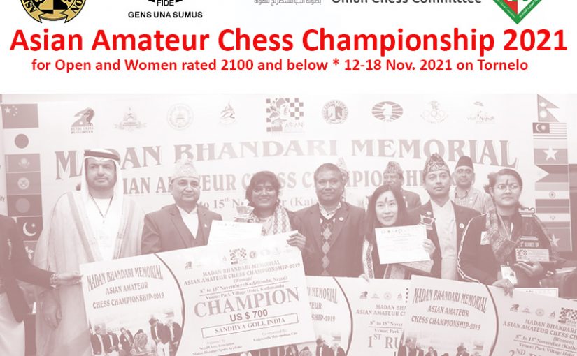 Registration Closed for Asian Amateur Chess Championship 2021