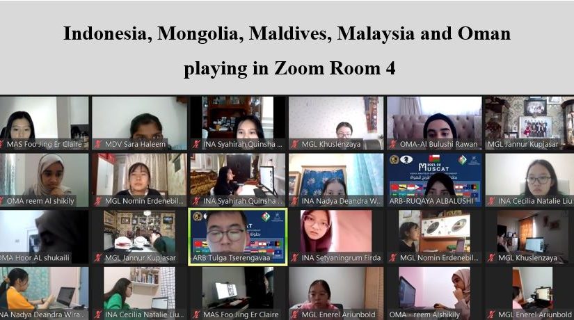 Four Share Lead in Asian Amateur Women’s Chess Championships