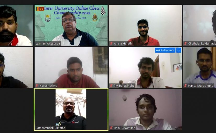 Sri Lanka Inter University Online Chess Championships 2021