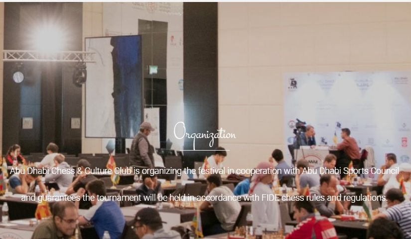 Abu Dhabi Chess Festival 16th to 25th August 2022