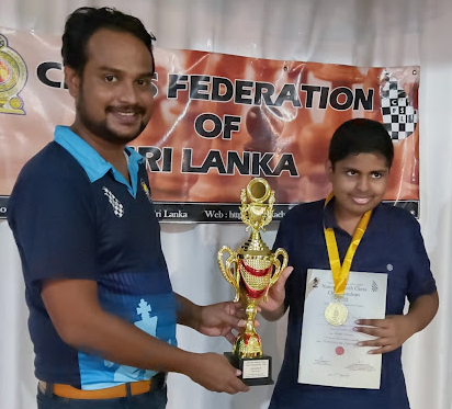 Vinuda Wins Sri Lanka National Youth Under 14 Championship