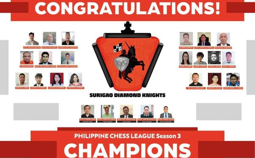 Surigao Diamond Knights Win Mayor Sara Duterte-Carpio Cup Philippine Chess League