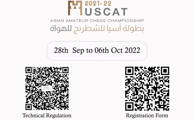 Register Now for Free Accommodation in Asian Amateur Chess Championship