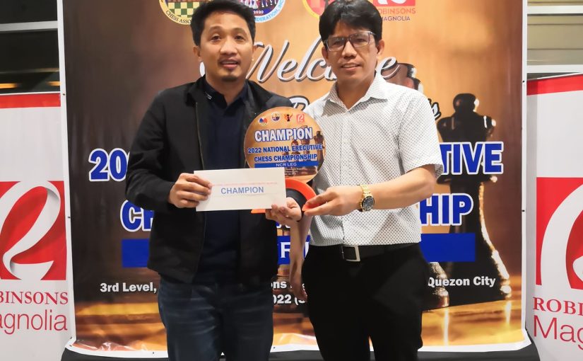 Bayangat wins Philippine Executive Chess Association Tournament