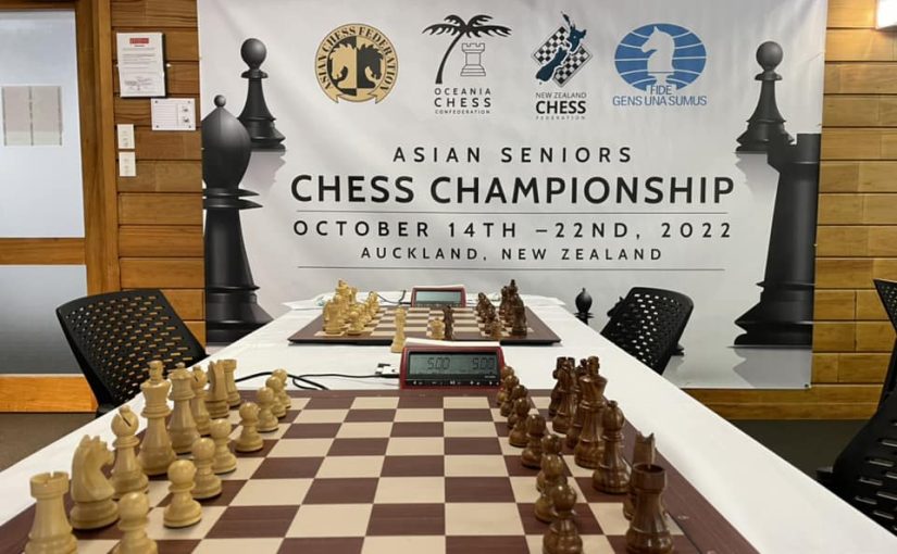 Asian Seniors Chess Championship Started in Auckland, New Zealand
