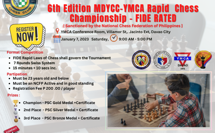 6th FIDE Rated Rapid Chess Championship in Davao City