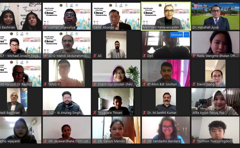 Asian-Oceania University Chess Championship Starts on Tornelo