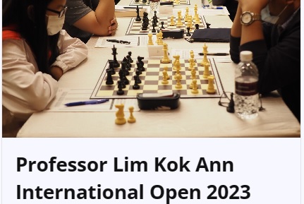 Singapore Chess Festival Slated 4-11 June 2023