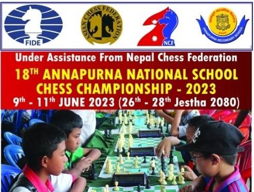 18th Annapurna National School Chess Championship in Nepal