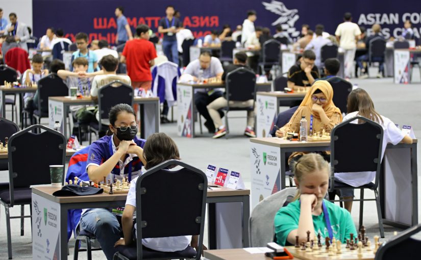 Results of the four rounds of the Continental Asian Chess Championship