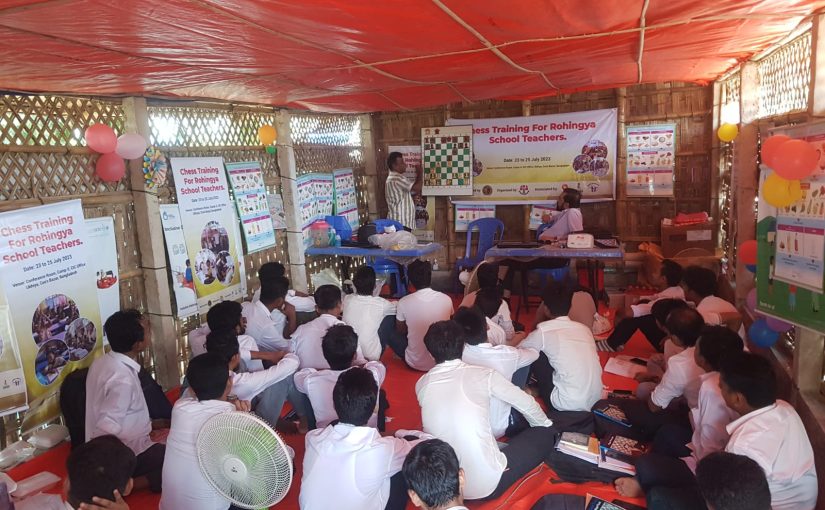 Closing Ceremony of Rohingya School Teachers Chess Training