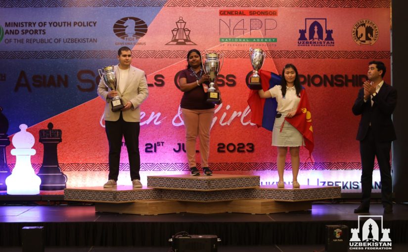 India, Uzbekistan, Mongolia Top Asian Schools Chess Championship