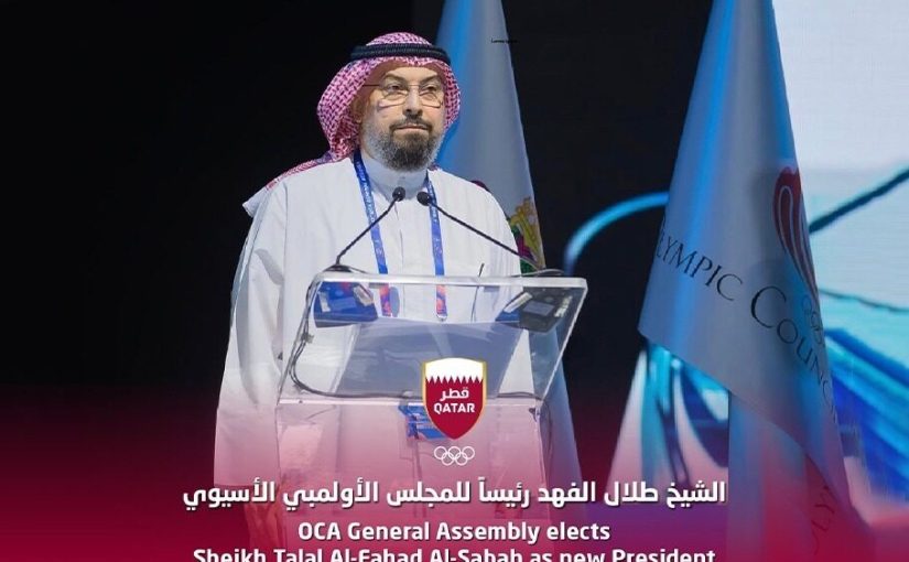 H.E Sheikh Talal Fahad Al-Sabah elected President of the Olympic Council of Asia