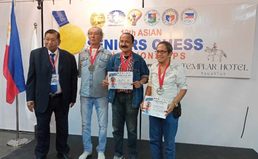 GM Joey Antonio, FM Adrian Pacis Win Asian Seniors Blitz Championships
