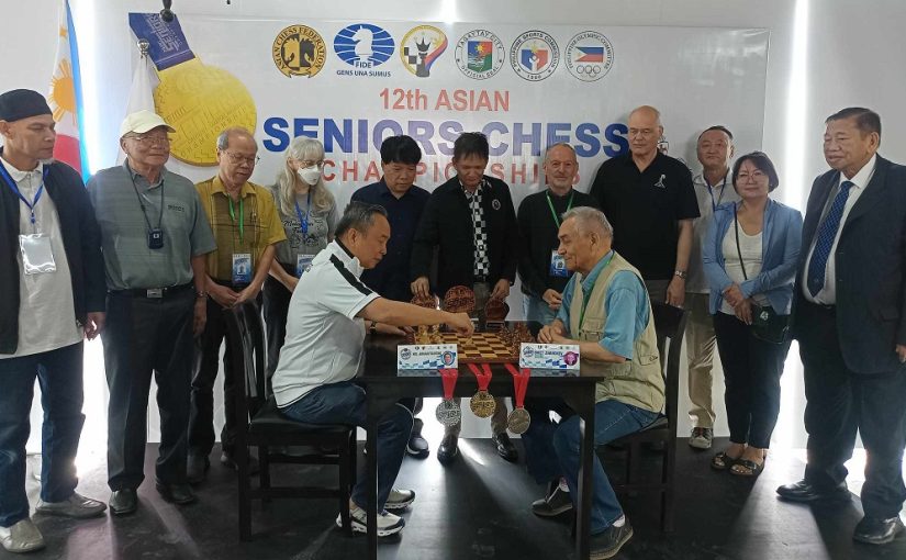 Top Seeds GM Joey Antonio, Randy Schain Among Early Leaders in 50+ and 65+ Asian Seniors Chess Championship