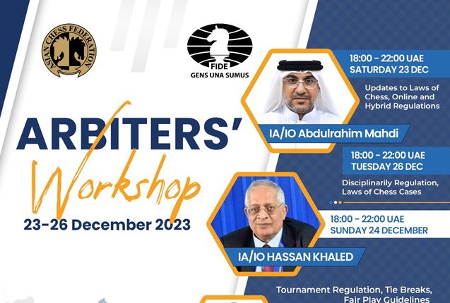 Arbiters’ Workshop in Arabic Held 23-26 Dec 2023