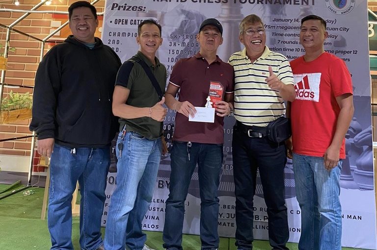 Johnny Guerrero Wins Nueva Ecija Chess Knight Rapid Chess Tournament