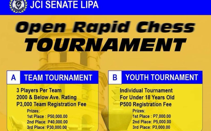 JCI Senate Lipa Open Rapid Chess Tournament
