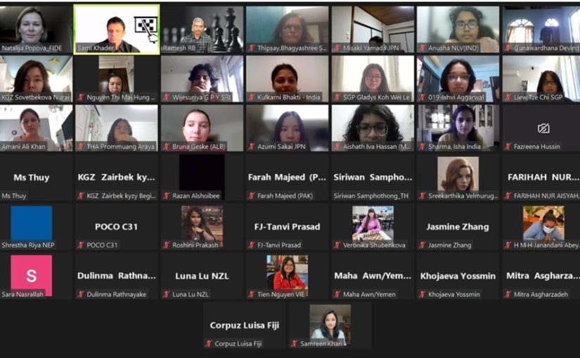 Asian Online Chess Workshop for Women in English