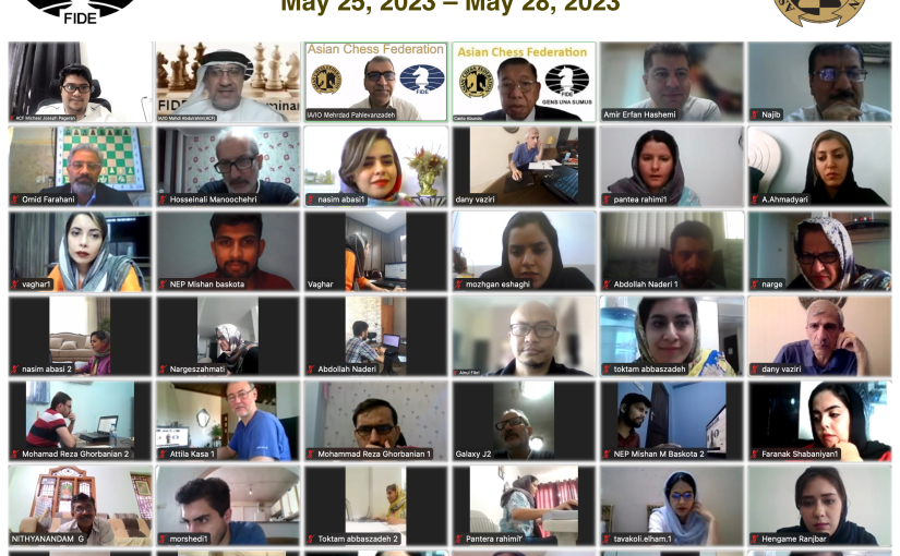 134th Internet Based FIDE Arbiters Seminar in English and Persian