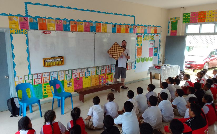 Chess in Schools Program in Tonga by Oceania Chess Confederation
