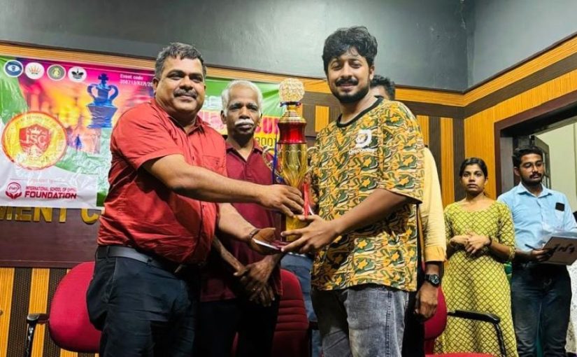 Sandeep Santhosh wins 4th ISC Triumph Cup Below 1800 Rating Tournament 2024