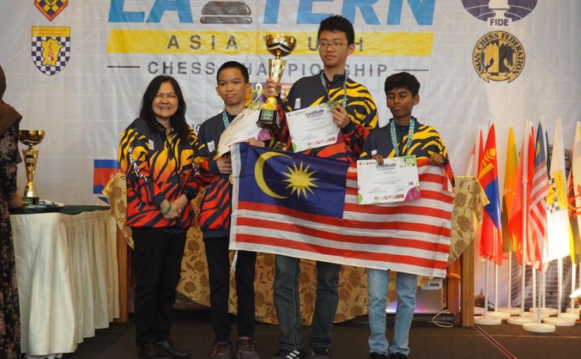 Team Awards in Eastern Asia Youth Chess Championship