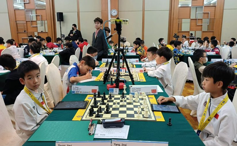 Tense Fight in Homestretch of Eastern Asia Youth Chess Championship