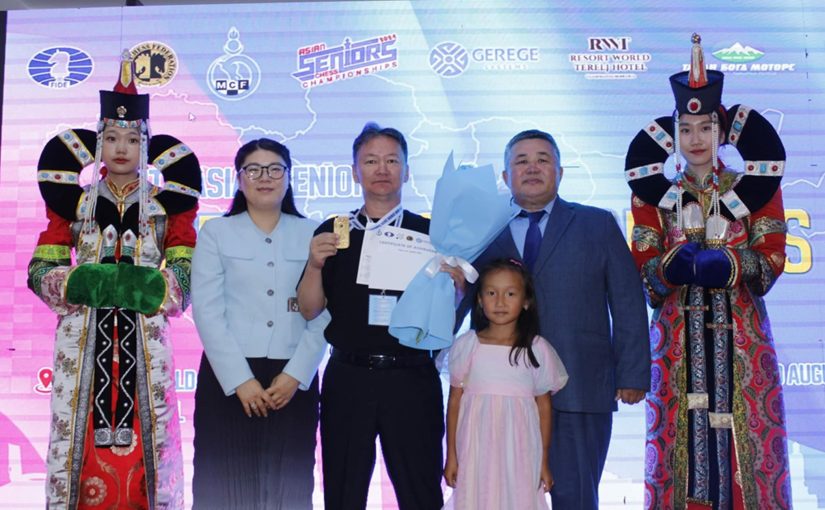 GM Bazar Khatanbaatar Tops Asian Seniors 50+, IM Evgenij Kalegin Wins 65+